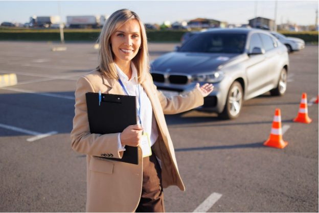 Lady Driving Instructor